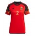 Billige Belgien Toby Alderweireld #2 Hjemmebane Fodboldtrøjer Dame VM 2022 Kortærmet